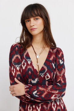 Springfield Haljina dugih rukava sa printom