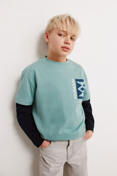 Springfield Kids T-shirt manga curta Creativity para menino