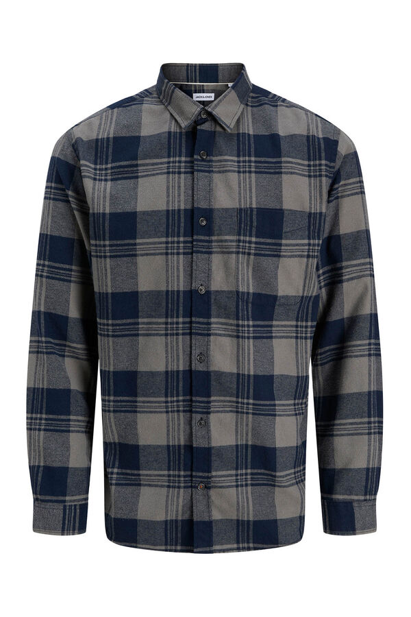 Jack & Jones Regular fit checked shirt blue