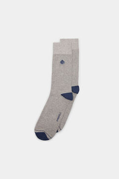 Springfield Essential duge čarape s izvezenim logotipom Siva