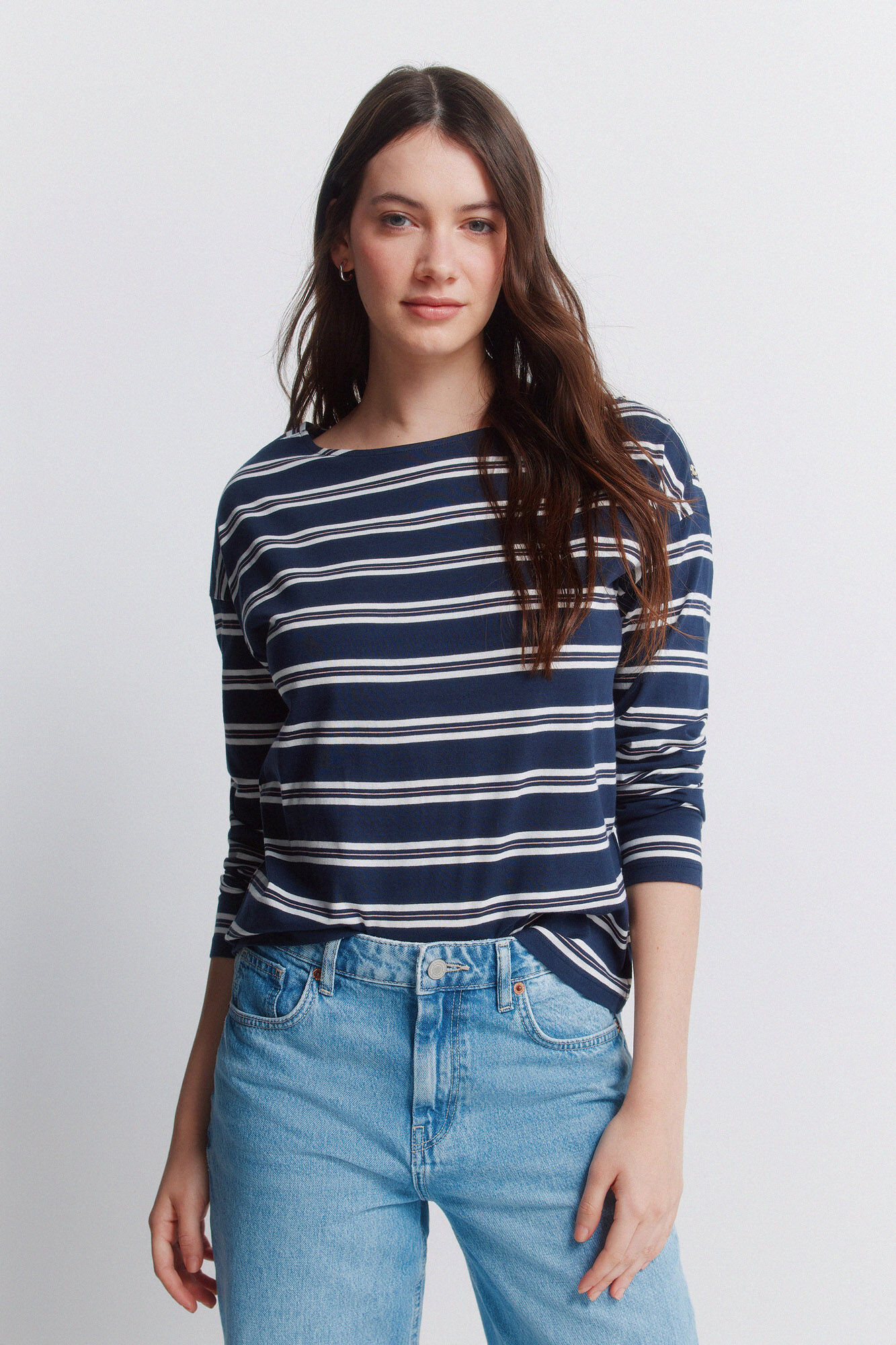 Springfield Shoulder button T-shirt