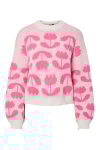 Pieces Jersey estampado floral cuello redondo