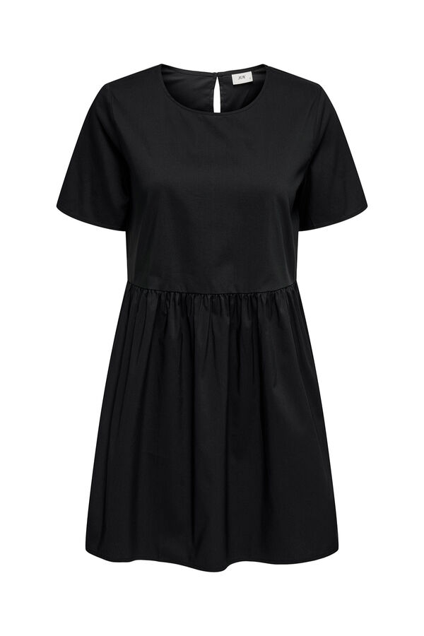 JDY Short flared dress black