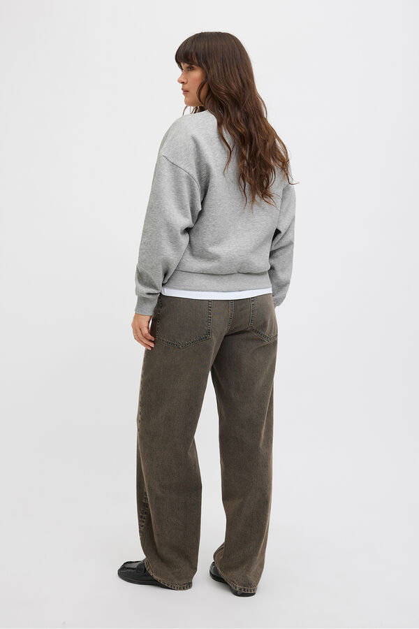 Jack & Jones Sweatshirt de regular fit cinzento