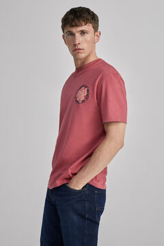 Springfield Camiseta estampado hawaiano pink