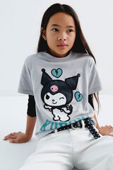 Springfield Kids Camiseta&nbsp; "Kuromi" ni&ntilde;a gris
