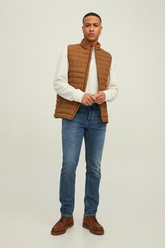 Springfield Quilted gilet brown