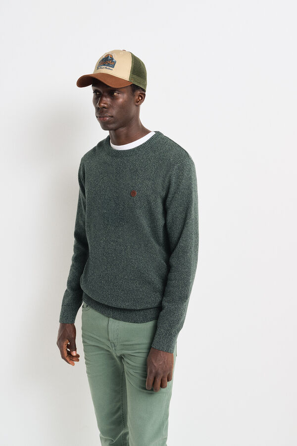 Springfield plain twisted jersey green