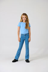 Only Girls Girl's flare jeans blue