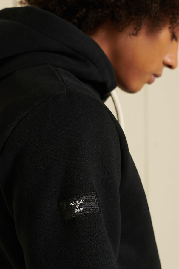Springfield Organic cotton hoodie with Core logo fekete