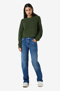 Noisy May Basic-Pullover aus Baumwolle