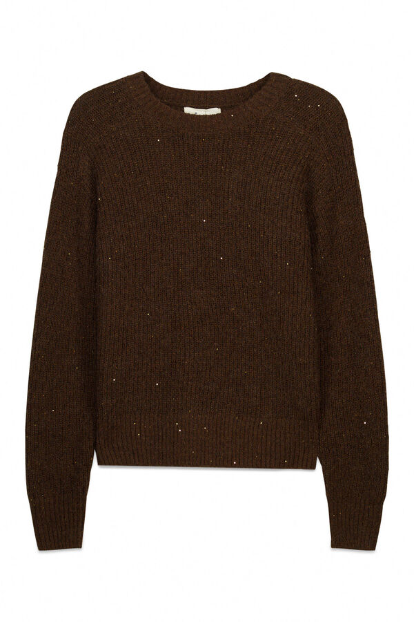 Springfield Pull &agrave; paillettes nude