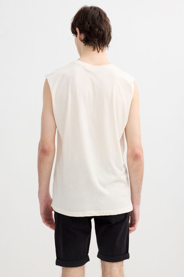 Inside Plain vest top white