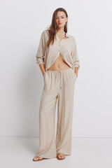 Springfield Wide long trousers beige