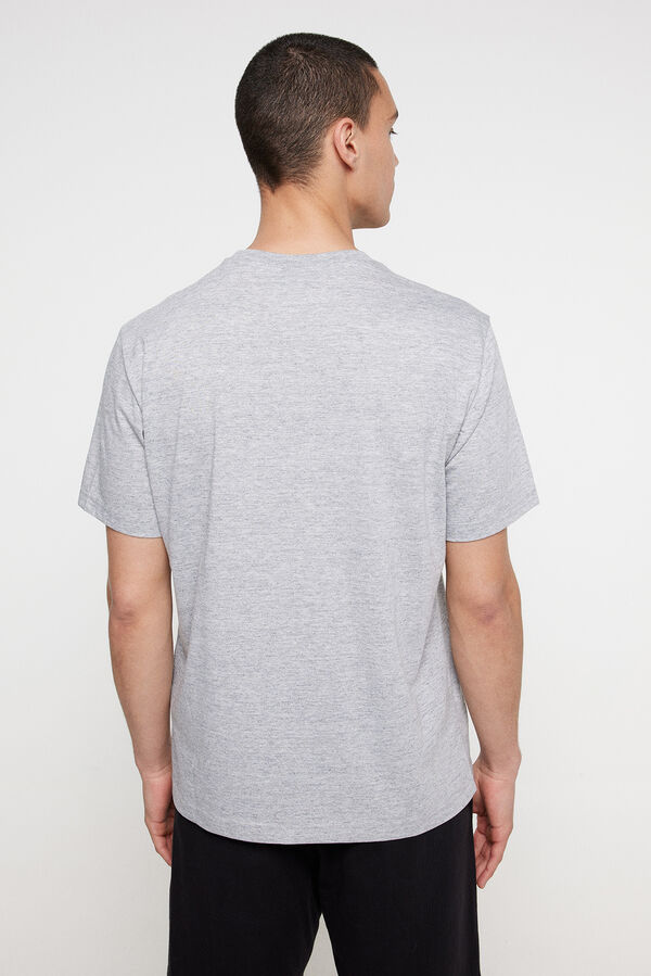 Springfield T-shirt manga curta de homem cinza