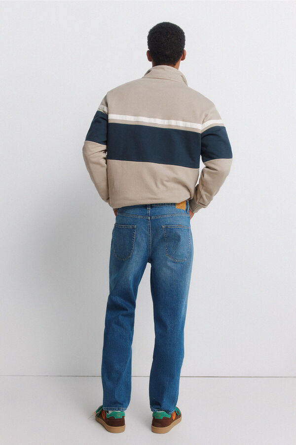 Springfield Medium wash regular fit jeans blue