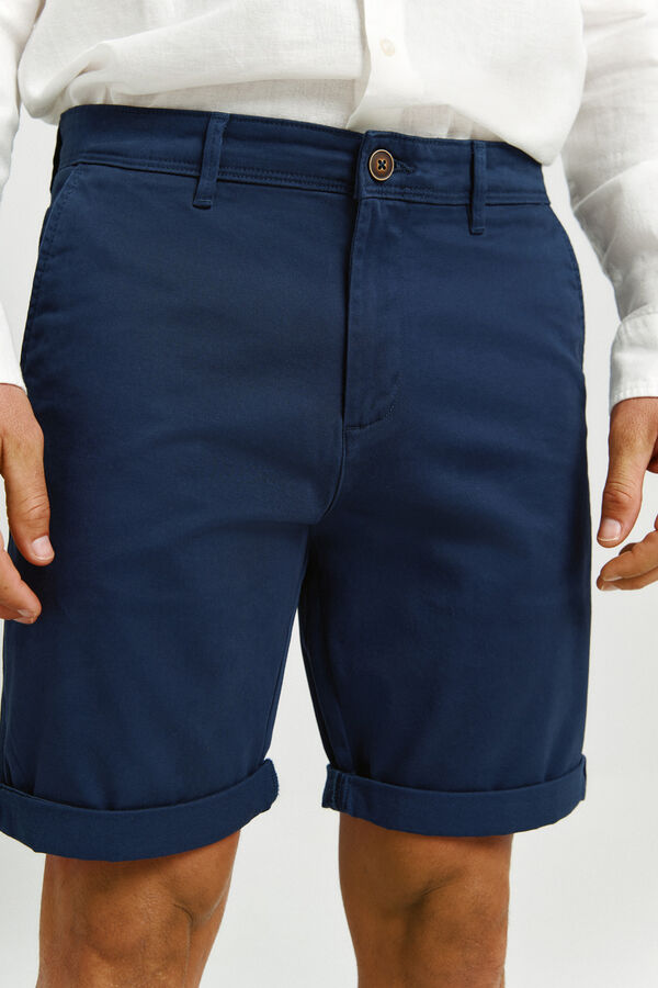Jack & Jones Chino regular fit Bermuda shorts blue