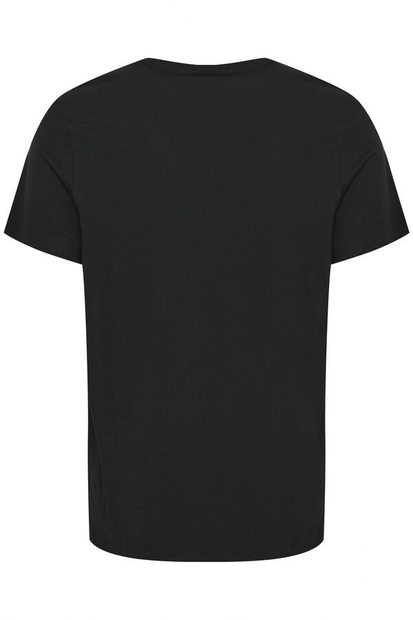 Springfield Short-sleeved T-shirt - Printed pocket crna