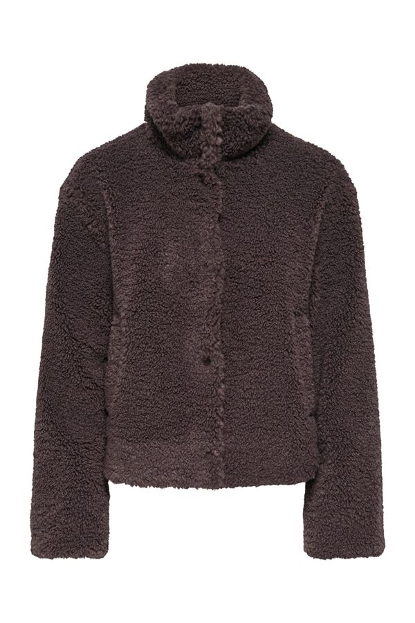 Only Sweatshirt teddy castanho