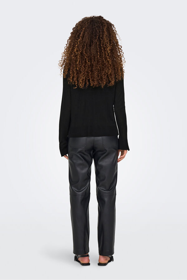 Only D&uuml;nnes lang&auml;rmelig Schwarz