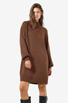 Noisy May vestido punto cuello alto canal&eacute;