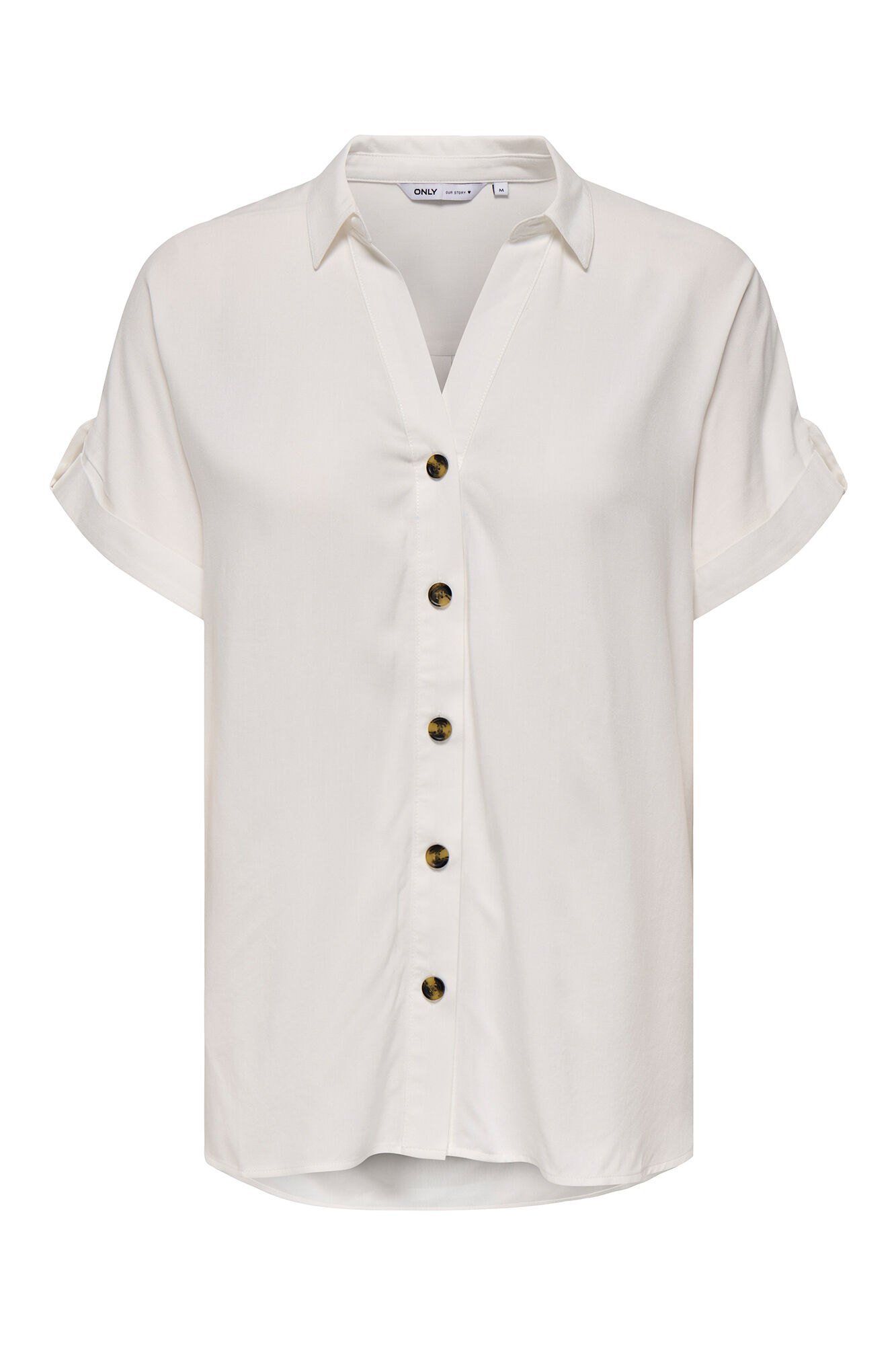 Only Camisa manga corta fluida