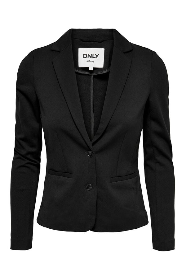 Only Slim-fit buttons blazer black