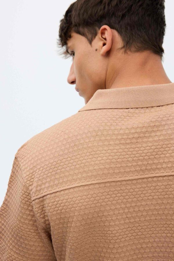 Inside Short sleeve shirt brown