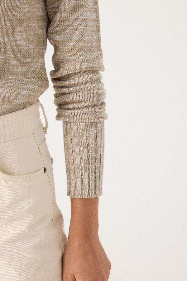 Inside Twisted Jumper marron