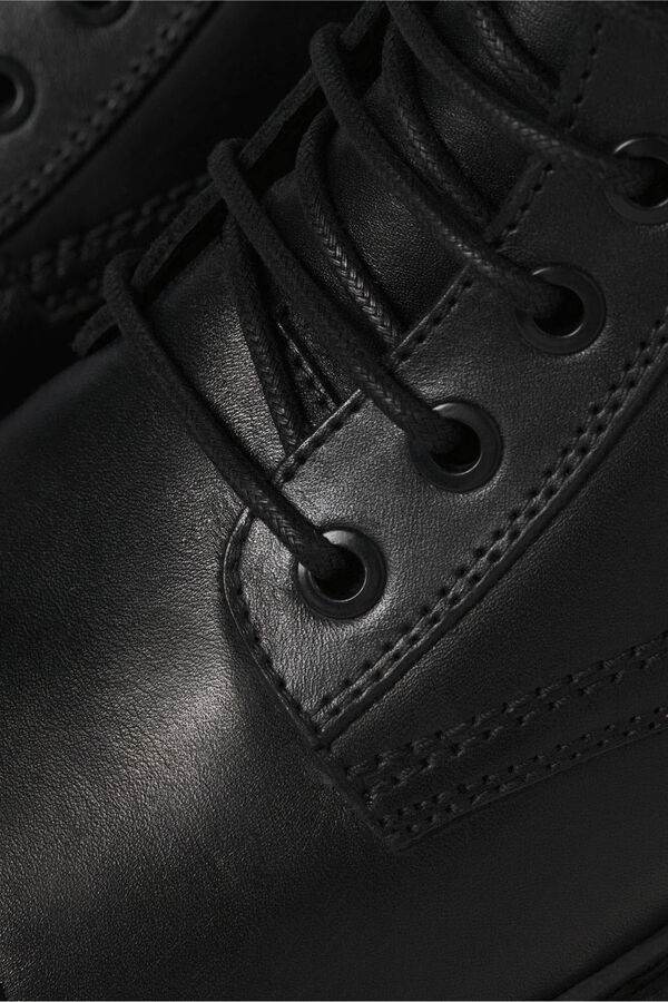 Jack & Jones for men leather boots black