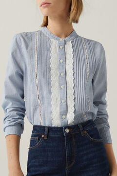 Springfield Romantic lace blouse indigo blue