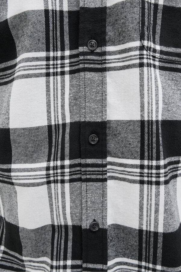 Jack & Jones Camisa regular fit cuadros blanco