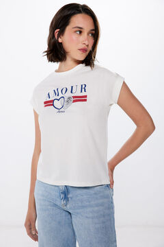 Springfield T-shirt « Amour » brun