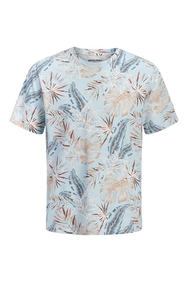 Jack & Jones Printed regular fit T-shirt blue