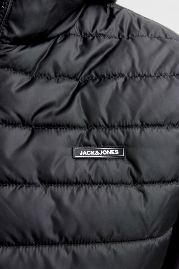 Jack & Jones PLUS Chaleco puffer negro