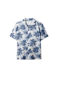 Springfield Camisa manga corta bowling estampada