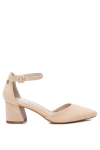 Refresh Zapatos antelina tac&oacute;n ancho