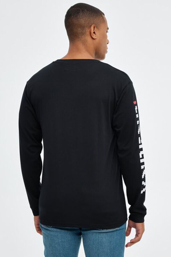 Inside Camiseta Estampada Texto negro