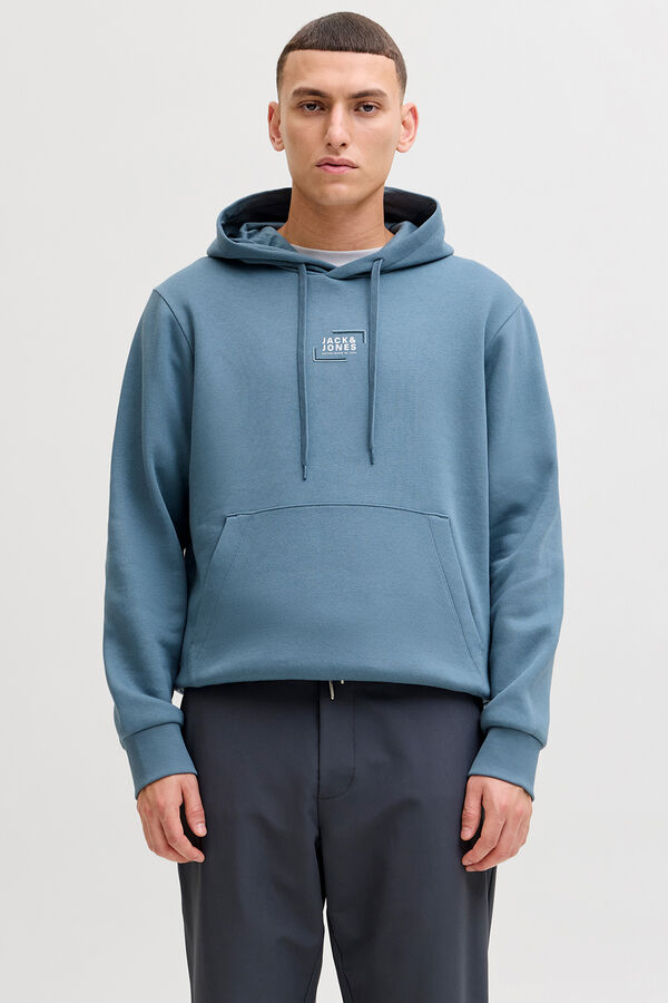 Jack & Jones Sudadera con capucha regular fit gris