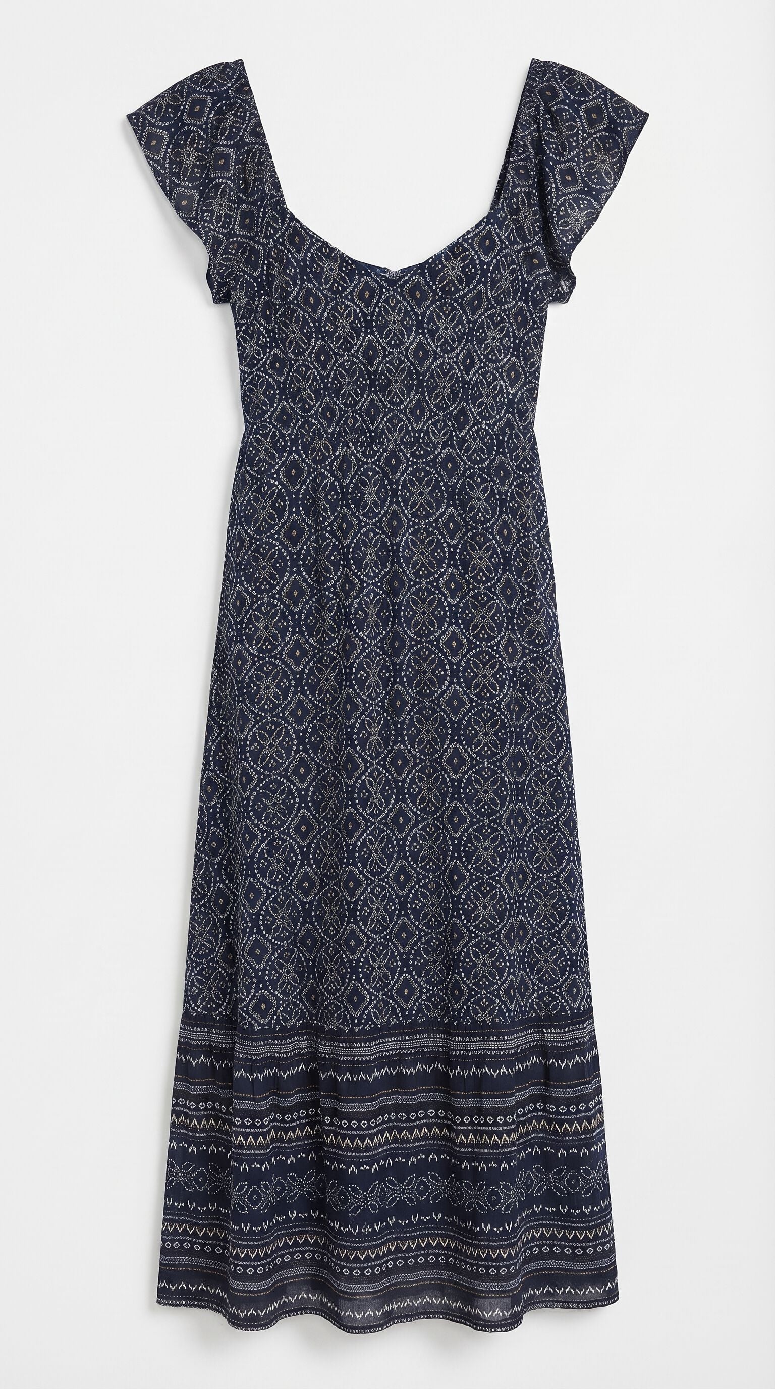 Springfield Printed ruffle dress