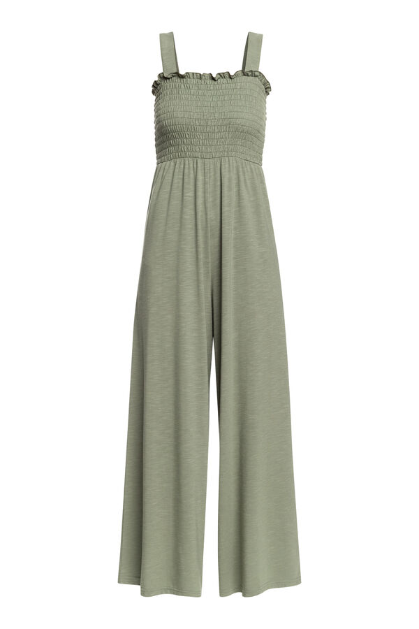 Springfield Women's jumpsuit with ruched body grey