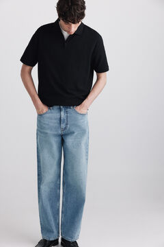 Springfield Zip fastening structure polo shirt