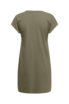 Only Vestido corto estampado rayas