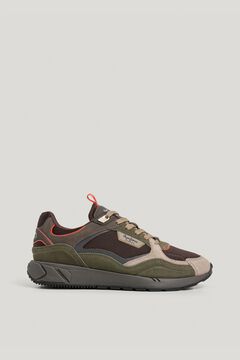 Pepe Jeans Sapatilhas urbanas multimaterial verde