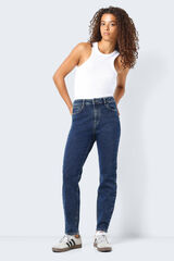 Noisy May Pantal&oacute;n vaquero de largo tobillero azul