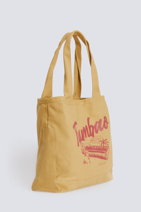 Springfield "Los locos" beach bar tote bag green