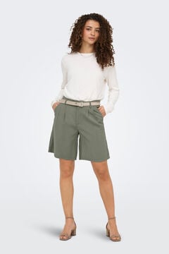 Only Bermudas mit Bundfalten
