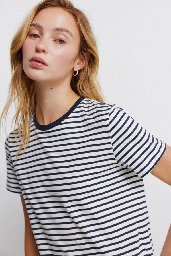 Springfield Basic short sleeve T-shirt brown