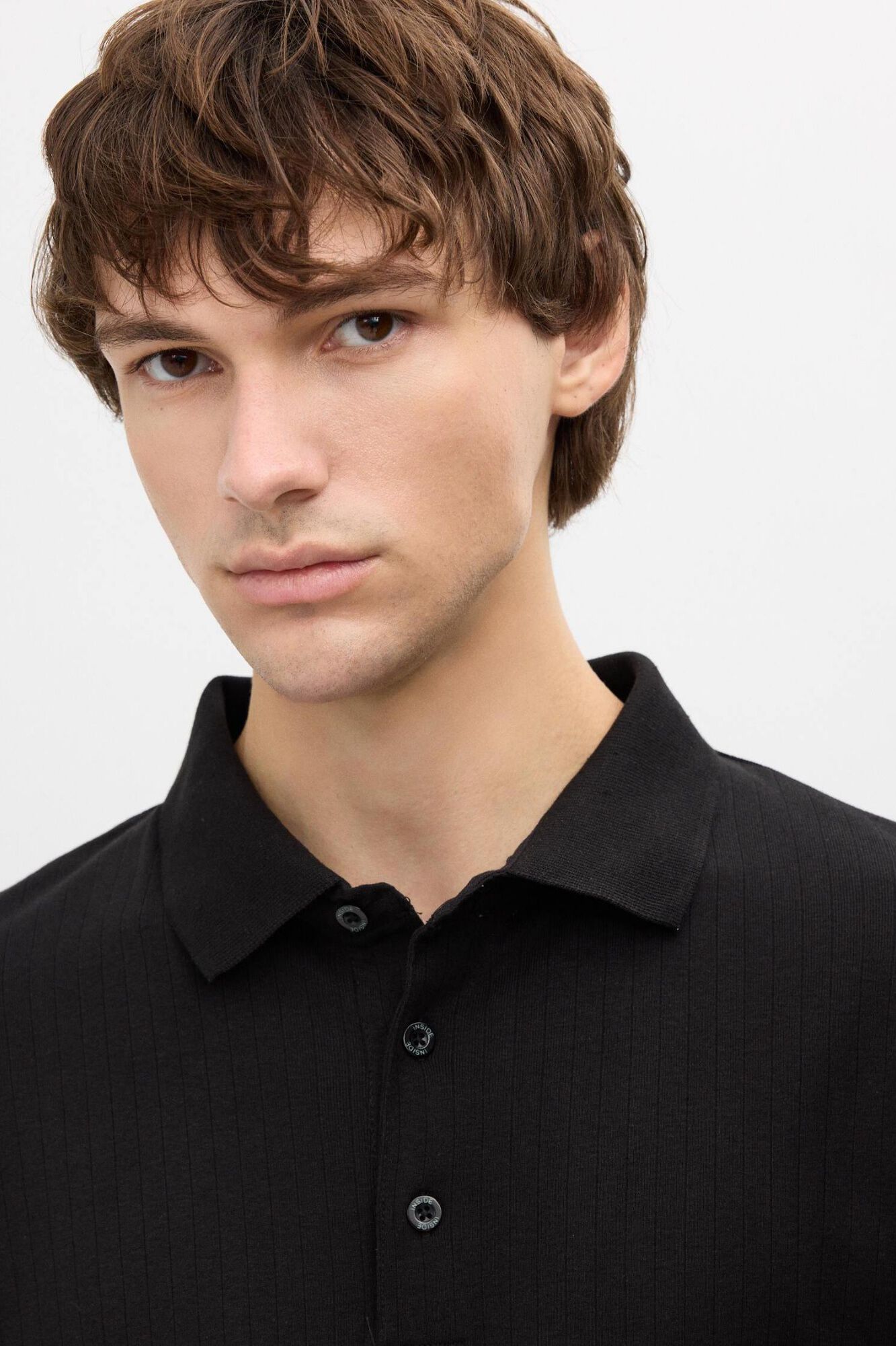 Inside Basic-Polo aus Rippstrick