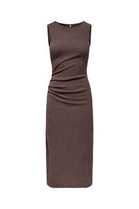 Only Vestido midi textura